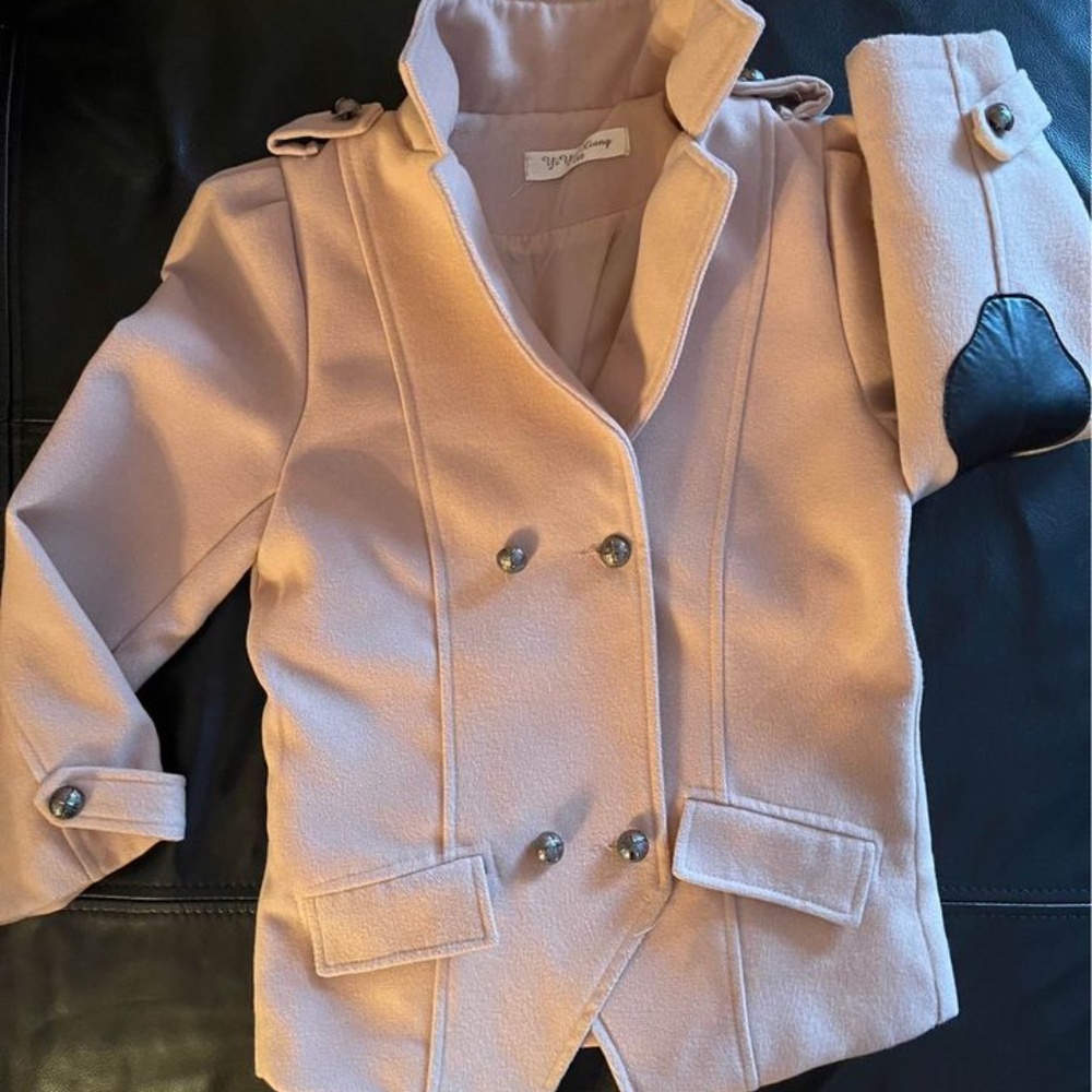 Girls Fashion Woolen Blazer
